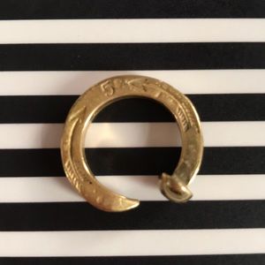 Railroad Spike ring brass
